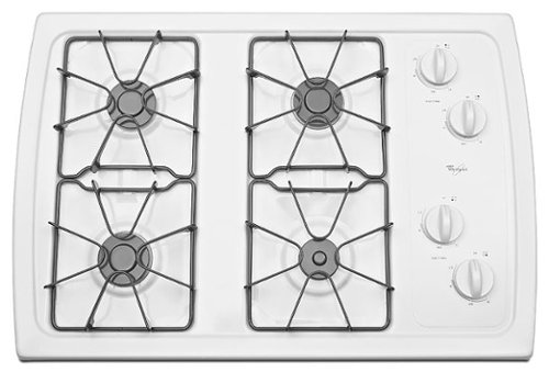  Whirlpool - 30&quot; Built-In Gas Cooktop - White