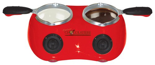  Total Chef - Deluxe Chocolatiere Electric Chocolate Melting Pot - Red