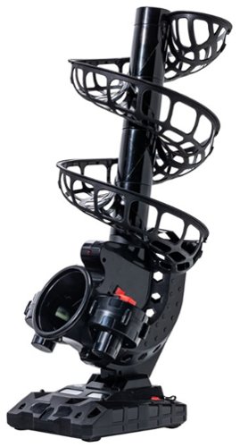 Franklin Sports - ProShot Pickleball Tosser for Pickleball Practice and Training - Black-Front_Standard 