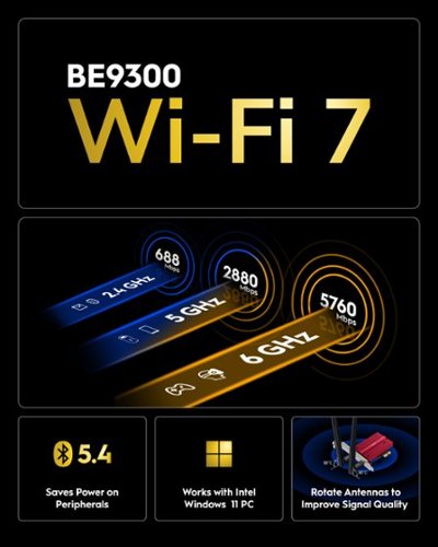 Cudy  WE9300 Wi-Fi 7 PCI-E Adapter - black and red WORLDWIDE DELIVERY