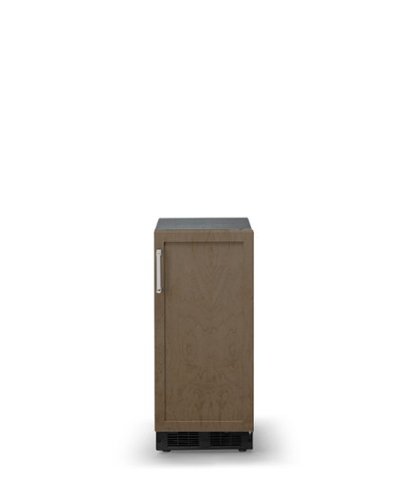 Viking - 15" Custom Panel Clear Ice Machine with Pump - Stainless steel