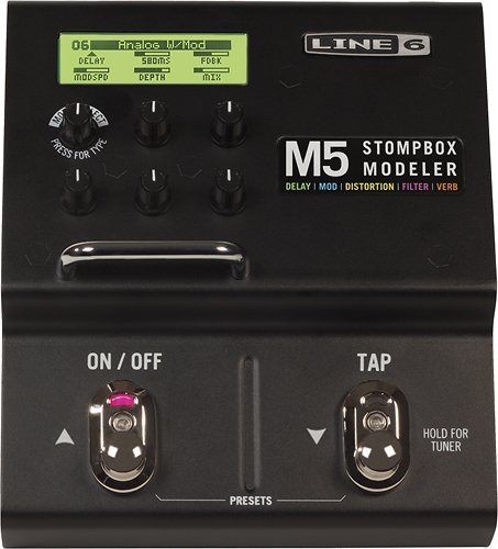  Line 6 - M5 Stompbox Modeler Guitar Pedal - Black