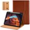 DTTO - Case for iPad 11th Gen 11" 2025 (A16) & 10th Gen 10.9" 2022, Leather Folio Cover with Pencil Holder & Auto Wake/Sleep - Brown-Front_Standard