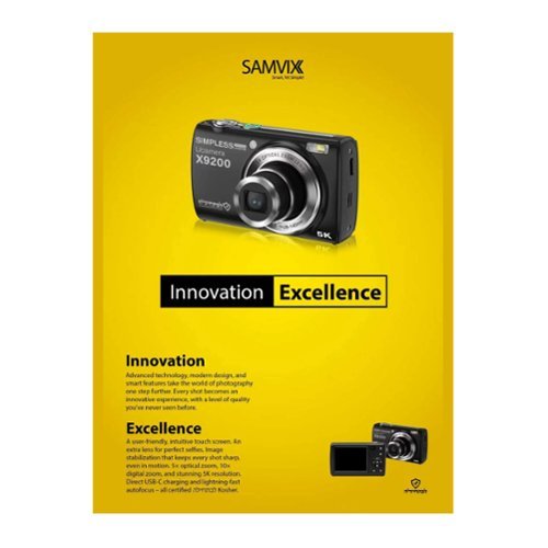 Samvix Kosher Digital Camera with 12x Optical Zoom UCamera X9200