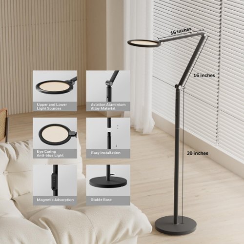 フロアスタンド DAIKO Modern LED Floor Light Stand Amazon Modern