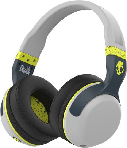  Skullcandy - Hesh 2 Wireless Bluetooth Over-the-Ear Headphones - Gray/Lime