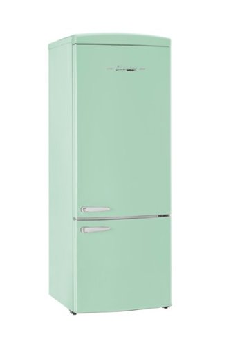 Unique Appliances - Classic Retro 16.7 cu.ft Bottom Freezer Refrigerator - Summer Mint Green
