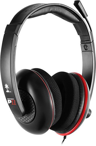 Turtle Beach - Ear Force P11 Amplified Stereo Gaming Headset for PlayStation 3 - Black