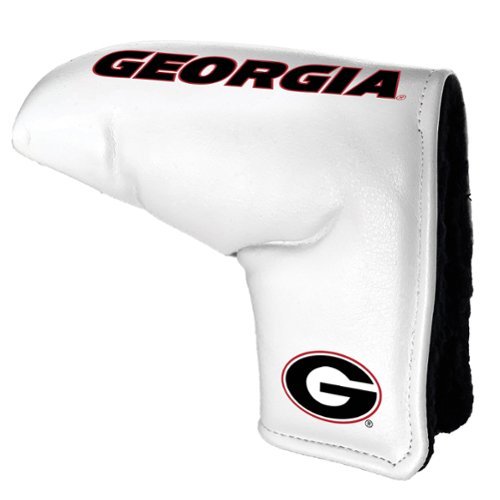 Team Golf - Georgia Bulldogs Tour Blade Putter Cover - White-Front_Standard 