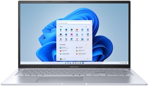 ASUS - Vivobook 17X K3704VA-DH96-S Cool Laptop, i9-13900H, 16GB, 1TB SSD, 17.3" (1920x1080), Intel Iris Xe, Win 11 Pro - Cool Silver-Front_Standard 