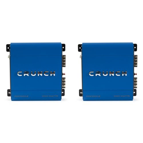 Crunch - PowerDriveX 1000 Watt 2 Channel Exclusive Blue A/B Car Amplifier (2 Pack)-Front_Standard 