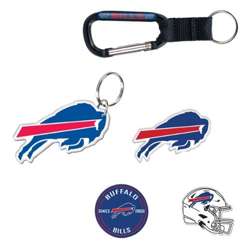 WinCraft - Buffalo Bills 5-Pack Key Ring and Fridge Magnet Set - Multicolor-Front_Standard 