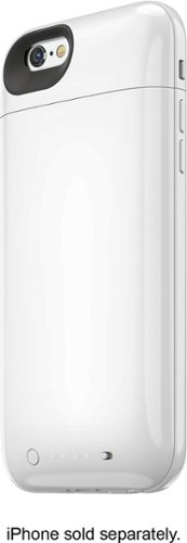  mophie - Juice Pack Plus External Battery Case for Apple® iPhone® 6 - White