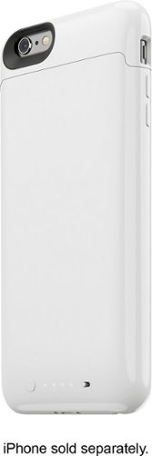  mophie - Juice Pack External Battery Case for Apple® iPhone® 6 Plus - White