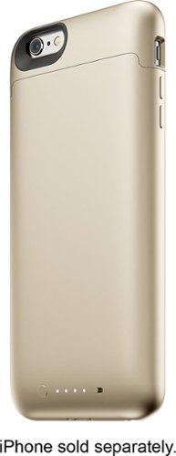 mophie - Juice Pack External Battery Case for Apple® iPhone® 6 Plus - Gold