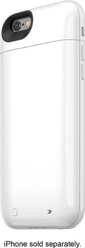  mophie - Juice Pack Air External Battery Case for Apple® iPhone® 6 - White