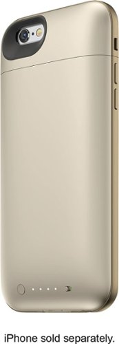  mophie - Juice Pack Plus External Battery Case for Apple® iPhone® 6 - Gold