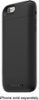 mophie - Juice Pack Air External Battery Case for Apple® iPhone® 6 - Black-Front_Standard