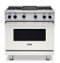 Viking - VGR Freestanding 7 Series Gas 36" Range - Pure White-Front_Standard