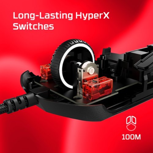HyperX Pulsefire Haste 2 Lightweight Wired Optical Gaming Mouse with RGB Lighting - Wired - Black GLOBAL SHIPPING