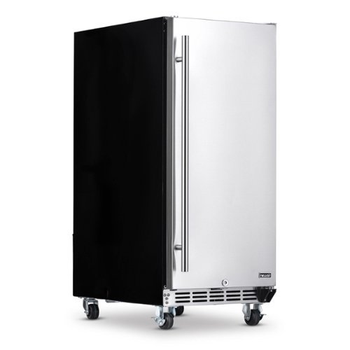 NewAir - 90-Can Built-In/Freestanding Outdoor Beverage Fridge - 15 - Black-Front_Standard 