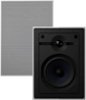 Bowers & Wilkins - CI600 Series 5" In-Wall Speakers w/ Cast Basket, Aramid Fiber Midbass and Nautilus Tweeter - (Pair) - Paintable White-Front_Standard
