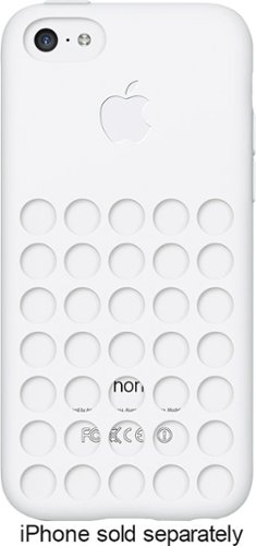  Apple - Silicone Case for Apple® iPhone® 5c - White