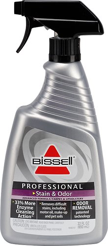  BISSELL - Professional 22-Oz. Stain and Odor Cleaning Solution - Gray/Black