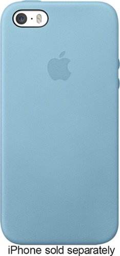  Apple - Leather Case for Apple® iPhone® 5 and 5s - Blue