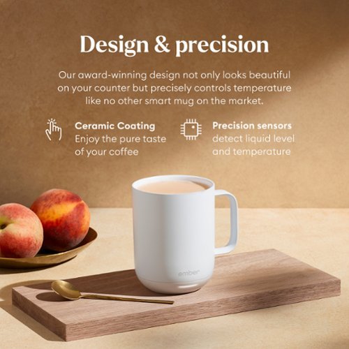 Ember Temperature Control Smart Mug² - 10 oz - White GLOBAL SHIPPING