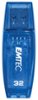 EMTEC - Color Mix 32GB USB 2.0 Flash Drive - Blue-Front_Standard