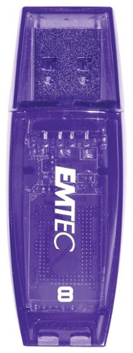  EMTEC - Color Mix 8GB USB 2.0 Flash Drive - Purple