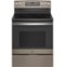 GE - 5.3 Cu. Ft. Freestanding Electric Convection Range with Self-Steam Cleaning and No-Preheat Air Fry-Front_Standard