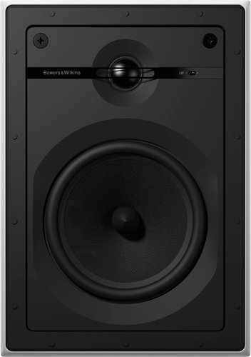 Bowers & Wilkins - CI600 Series 664 6" In-Wall Speakers w/Glass Fiber Midbass- Paintable White (Pair) - White