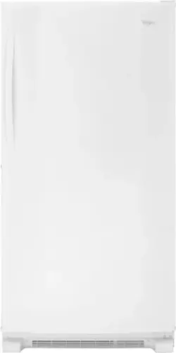 Front. Whirlpool - 19.6 Cu. Ft. Frost-Free Upright Freezer - White.