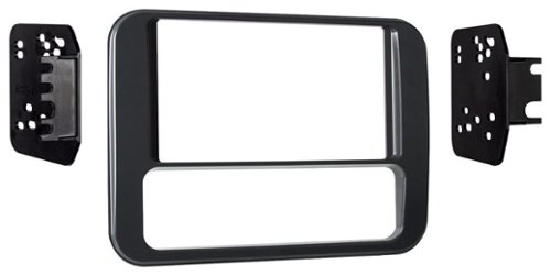 Metra - Dash Kit for Select 1993-2002 Pontiac Firebird DDIN - Dark Gray-Front_Standard 