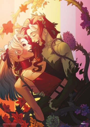 Trend Setters - DC Comics (Harley Quinn and Poison Ivy - Pride) MightyPrint™ Wall Art MP17240775 - Multicolor-Front_Standard 