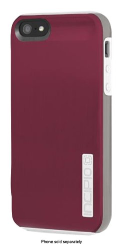  Incipio - DualPro SHINE Case for Apple iPhone 5 and 5s - Metallic Rose/White