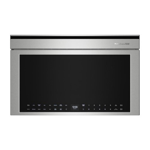 KitchenAid - 1.1 Cu. Ft. Built-In Microwave with Convection - PrintShield Stainless
