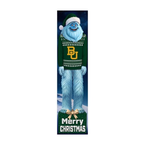 Fan Creations - Baylor Bears 48" Yeti Christmas Leaner - Multicolor-Front_Standard 