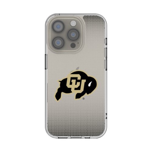 Keyscaper - NCAA - Colorado Buffaloes Linen Logo iPhone Clear Case - 13 mini - Multicolor-Front_Standard 
