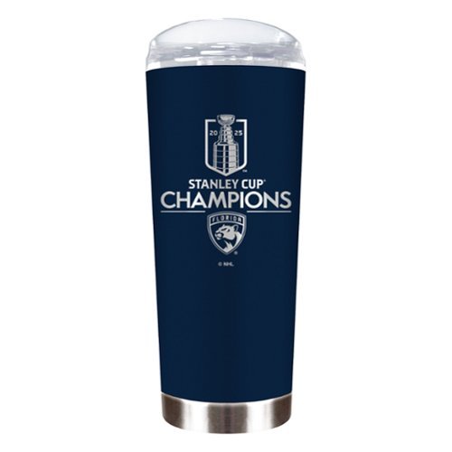 Great American Products - Florida Panthers 2025 Stanley Cup Champions 18oz. Roadie Tumbler - Blue-Front_Standard 