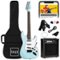 Best Choice Products - 39in Full Size Beginner Electric Guitar Kit with Case, Strap, Amp, Whammy Bar - Powder Blue-Front_Standard