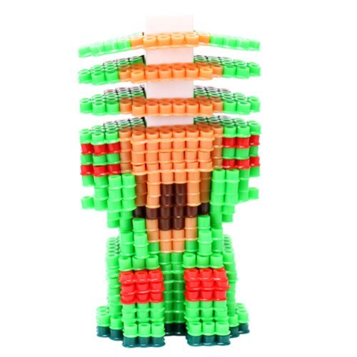 Tara Toys 3D Pixel Creations TMNT - 2500 Beads Kit, DIY 3D Character Craft Set WORLDWIDE DELIVERY