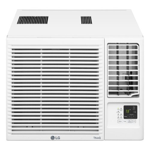 LG - 18,000 BTU 230V Window Air Conditioner - White
