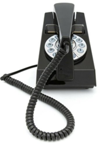 PopMarket - GPO Retro GPOTRMB Trim phone Desktop or Wall Mountable - MISC ACCESSORY - Black-Front_Standard 