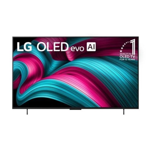 LG - OLED42C5PUA 42" 4K OLED Ultra HD Smart TV with a9 AI Super Upscaling (2025)-Front_Standard 