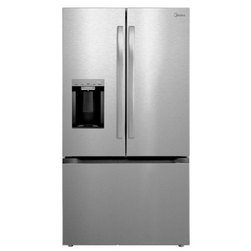 Midea - 36-in Wide 29 Cu. Ft. OneTouch AutoFill French Door Refrigerator with Dual Icemakers - Stainless Steel