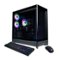 CyberPowerPC - Gaming Desktop - AMD Ryzen 7 8700F 2024 - NVIDIA GeForce RTX 5060 8GB - 16GB DDR5 Memory - 1TB SSD Storage - Black-Front_Standard