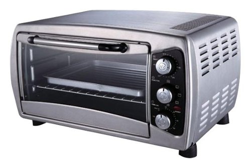  SPT - 0.9 Cu. Ft. Countertop Convection Oven - Stainless-Steel/Black